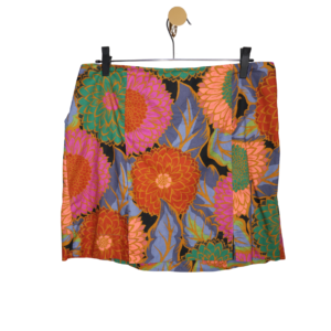 Falda corta estampa floral Farm Rio