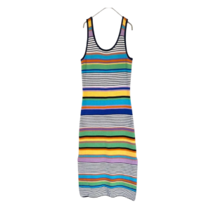 Vestido a rayas de colores tejido Roxy