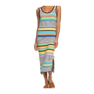 Vestido a rayas de colores tejido Roxy