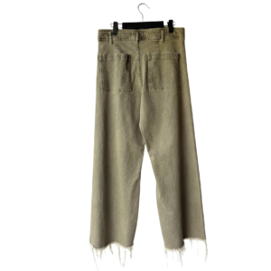 Pantalón Zara The Marine Straight Culotte Verde Sage