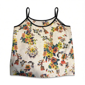 Blusa tiras com estampas de flores  Denimlab