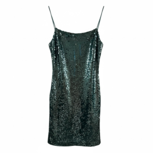 Vestido corto fiesta verde jade Zara talla M