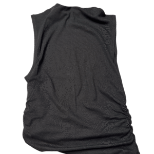 Top negro cuello alto talla S