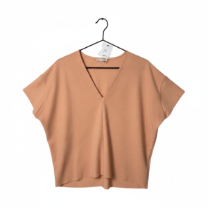 Polo Oversized Manga Corta Salmón Zara