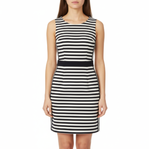 Vestido cocktail rayado Apology