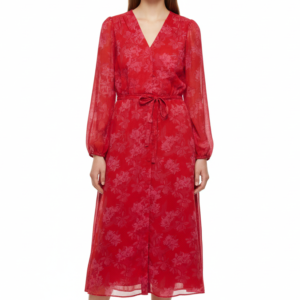 Mango Vestido largo Fucsia - M