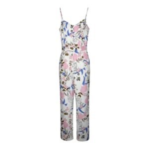 Enterizo Floral Blanco - M