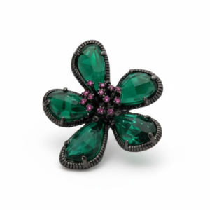 Broche Flor Verde