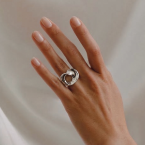 Anillo Plateado - Talla 17