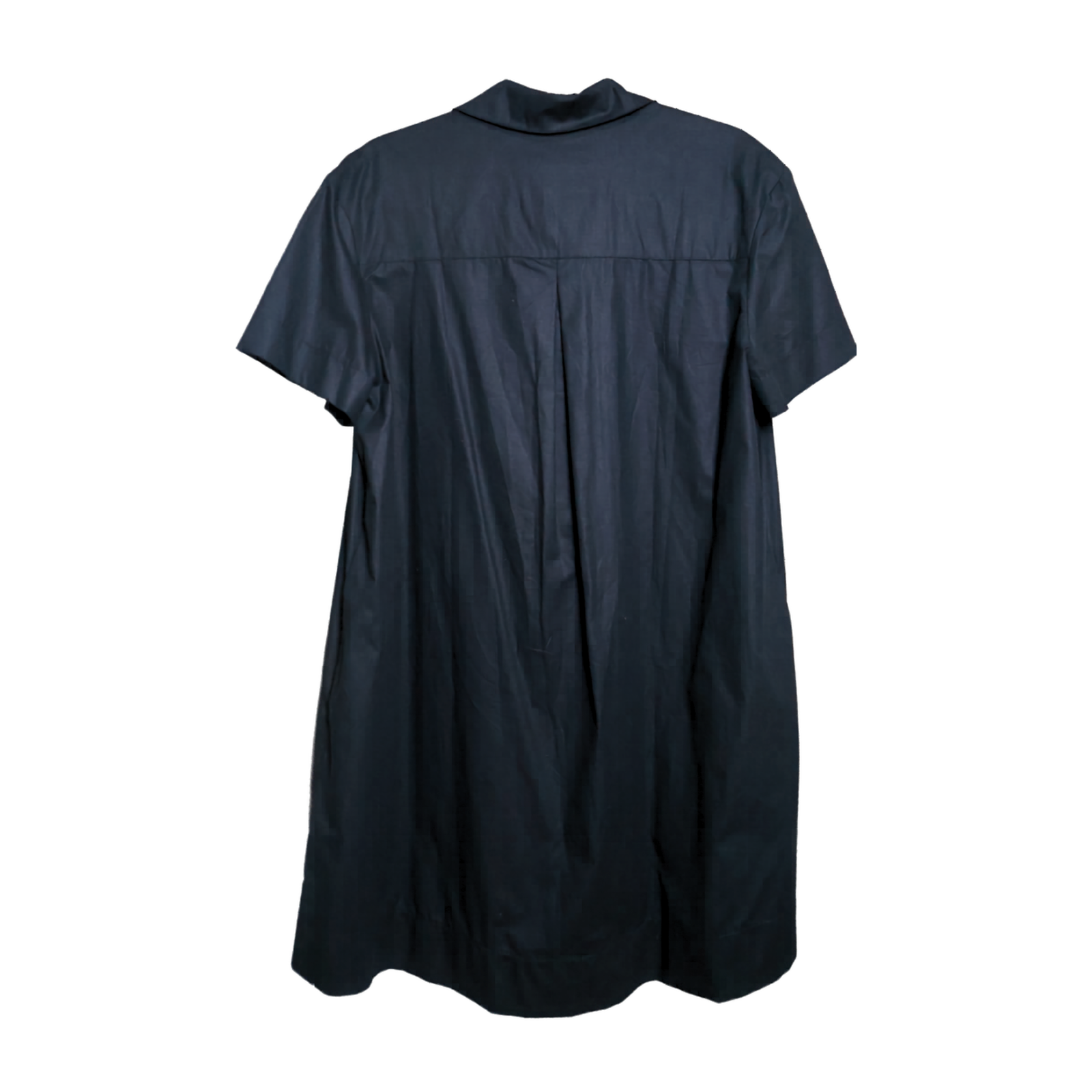 Vestido Camisero AMARO Negro de Algodón - M - Imagen 4