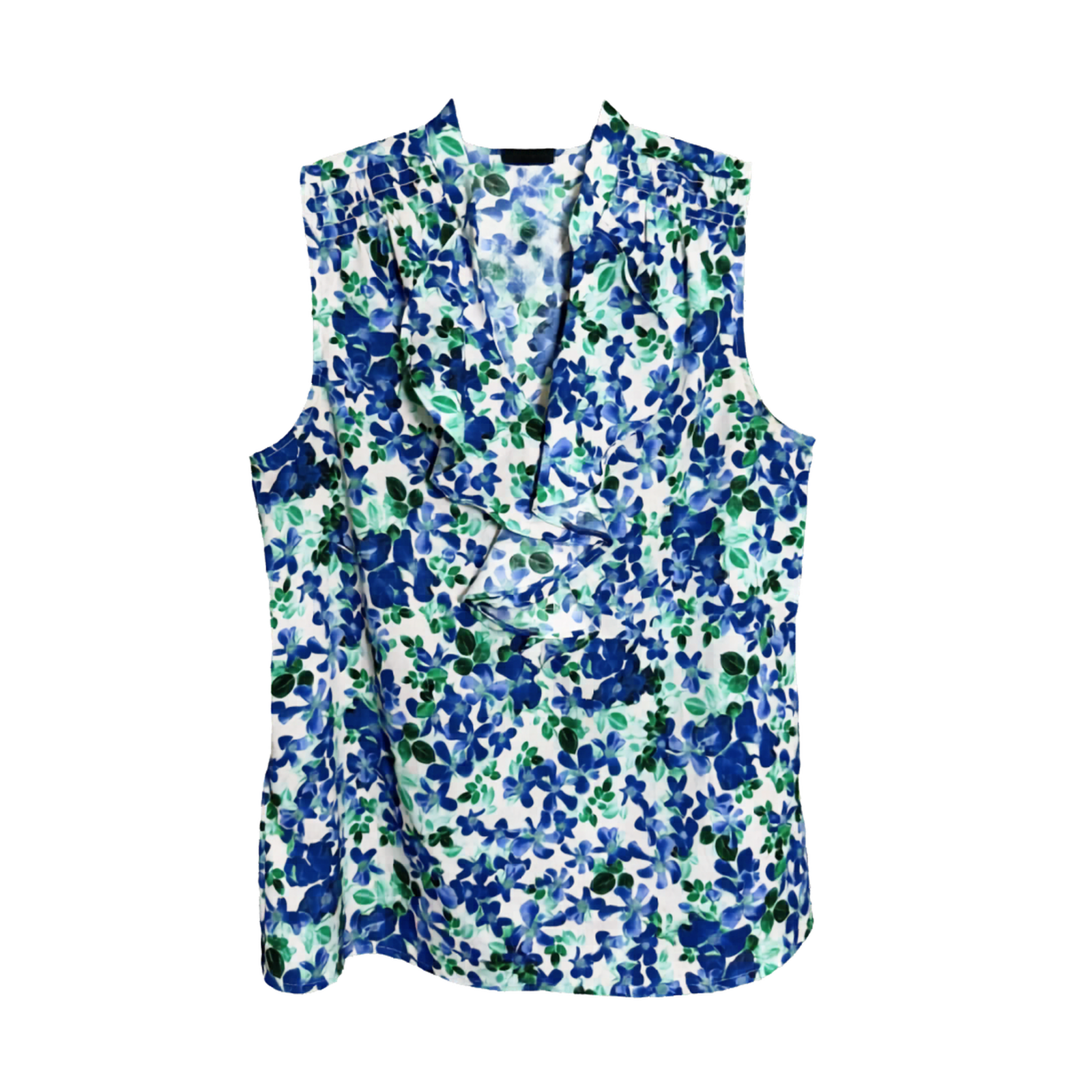 Blusa Ann Taylor Floral con Bobos - S - Imagen 3