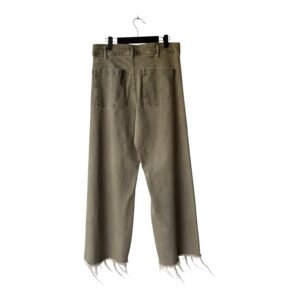 Pantalón Zara The Marine Straight Khaki Deshilachado