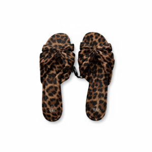 Sandalias Zara Animal Print con Nudo - 37
