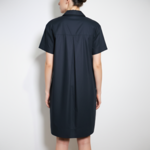 Vestido Camisero AMARO Negro de Algodón - M