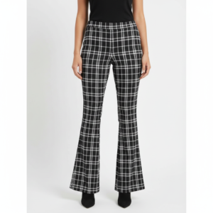 Pantalón Forever 21 Flare a Cuadros - L