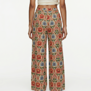 Pantalón Farm Rio con Estampado Floral Multicolor - M