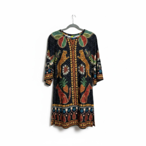 Vestido Farm Rio de Algodón con Estampado de Jaguares - M