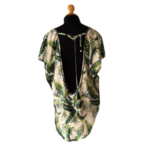 Salida de Playa con Estampado Tropical - S/M