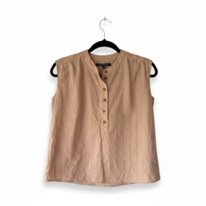 Blusa Mentha & Chocolate Nude con Textura - S
