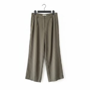 Pantalón Basement Wide Leg Verde Olivo - S
