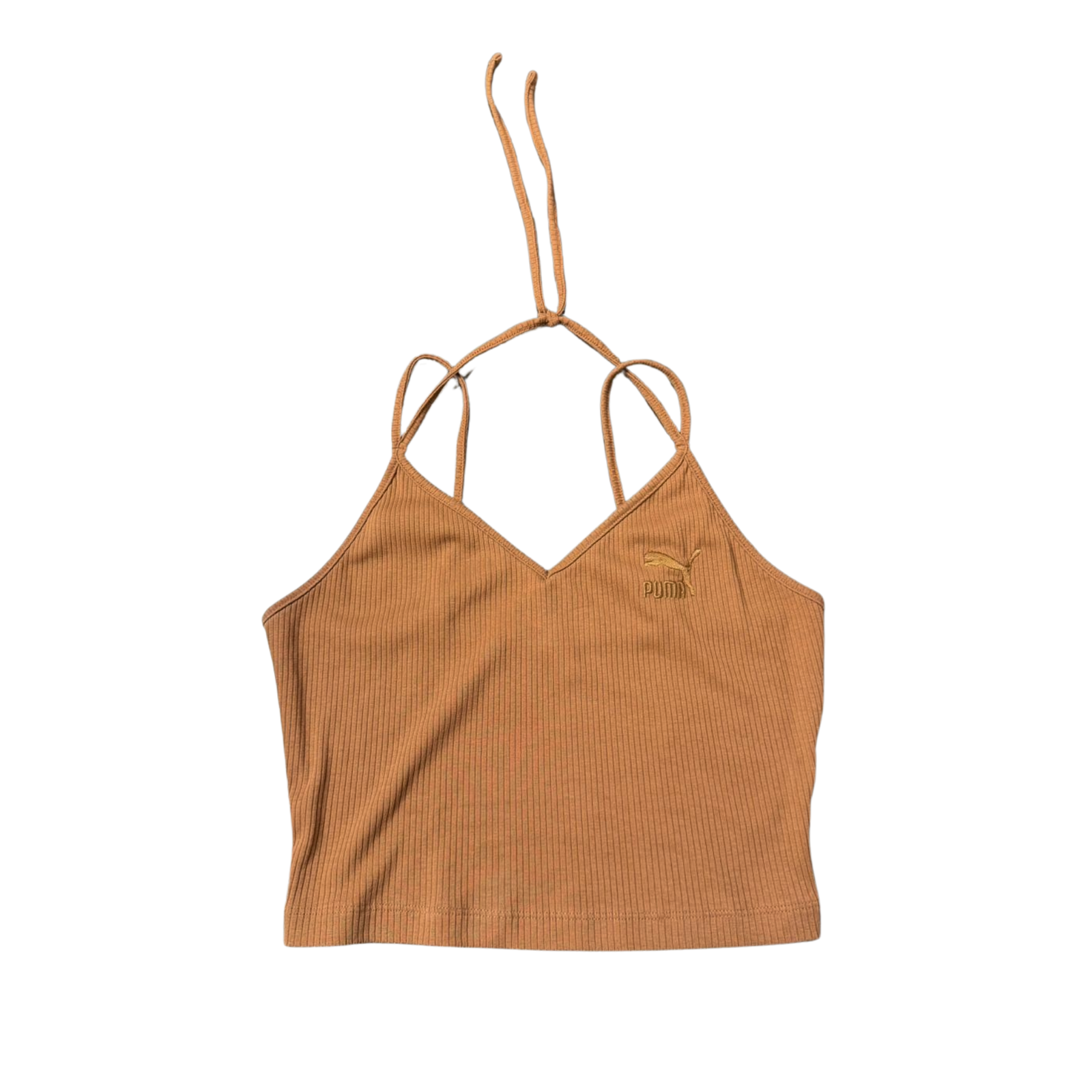 Puma Top Halter Terracota Ribbed - M - Imagen 3
