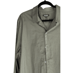 Camisa Express de Algodón Verde Olivo - XL