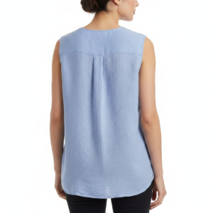 Blusa de Lino Celeste - XL