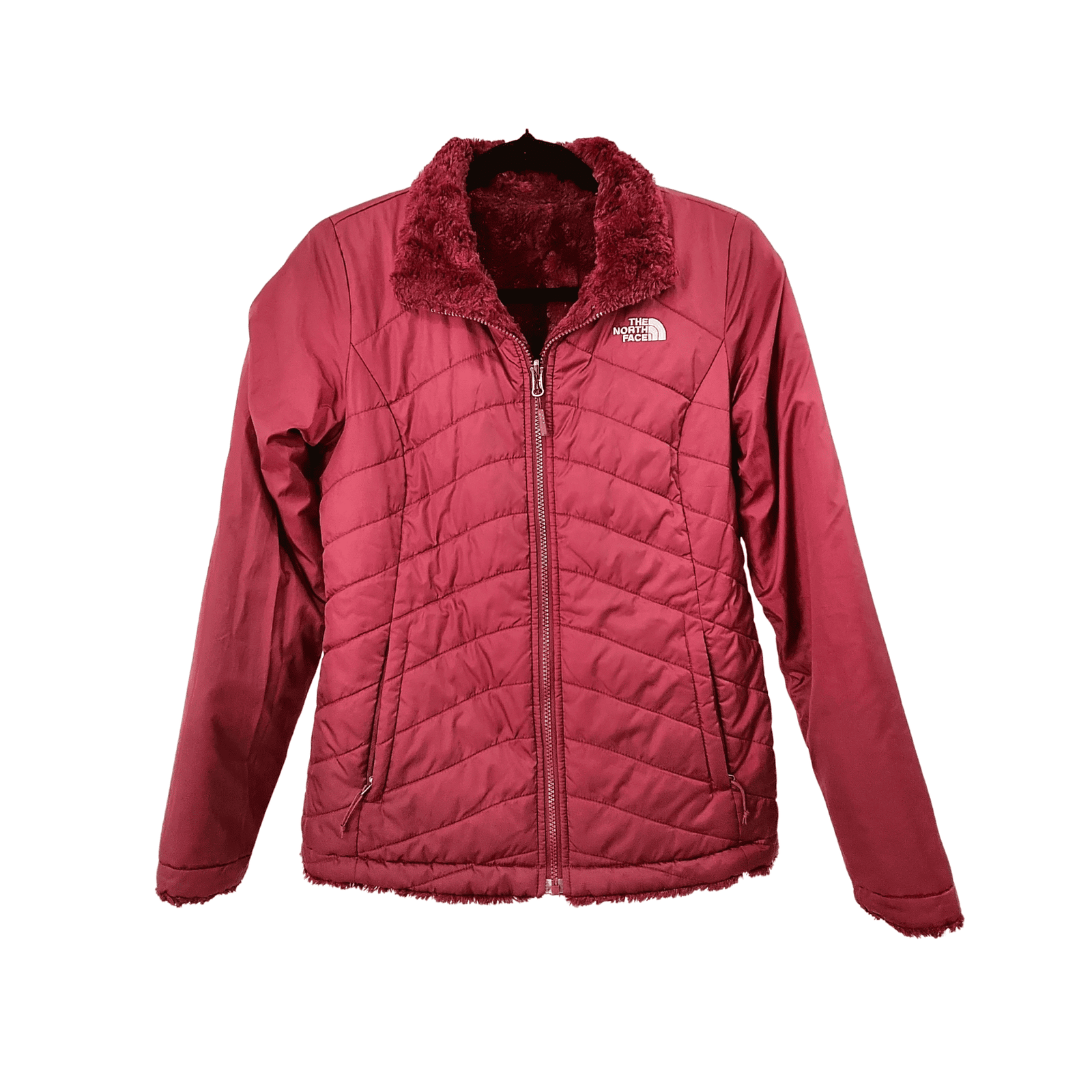 Casaca The North Face Reversible Guinda de Fleece y Acolchada - S