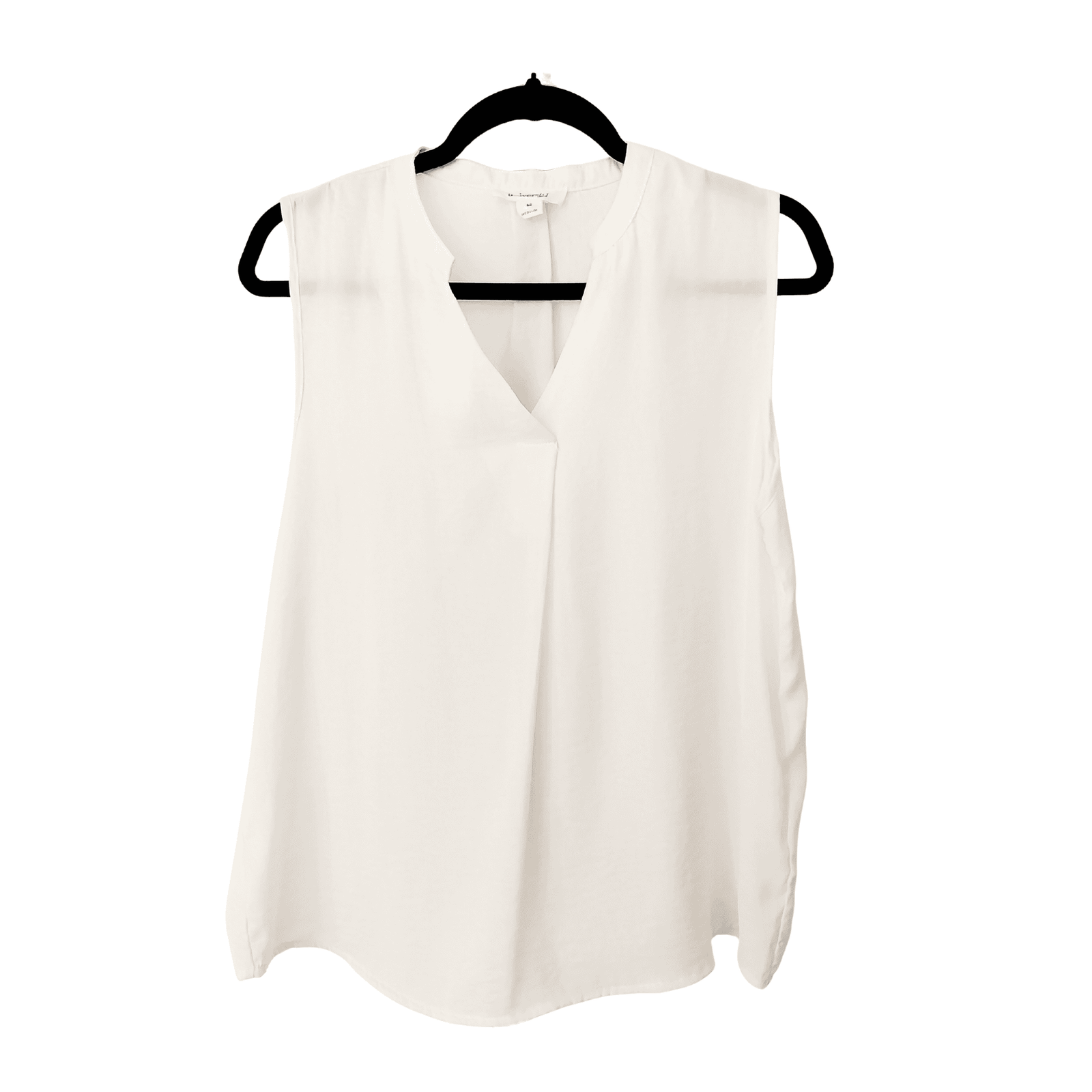Blusa University Club Blanca Sin Mangas con Escote en V - M