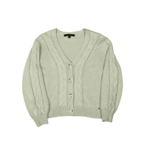 Mentha & Chocolate Cardigan Verde Menta - S