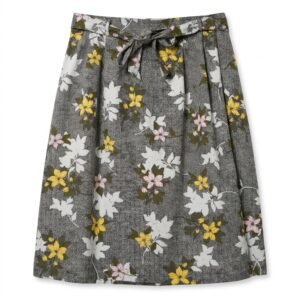 Banana Republic Falda Midi Floral con Lazo - L