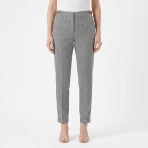 Pantalón Sfera con Estampado Geométrico Azul y Blanco - 32