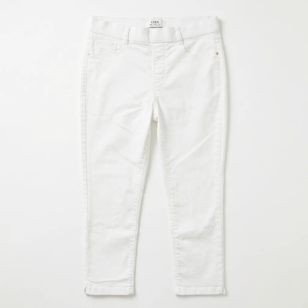Pantalón Dorothy Perkins Blanco Slim Fit - 28 - Imagen 2