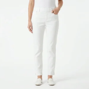 Pantalón Dorothy Perkins Blanco Slim Fit - 28
