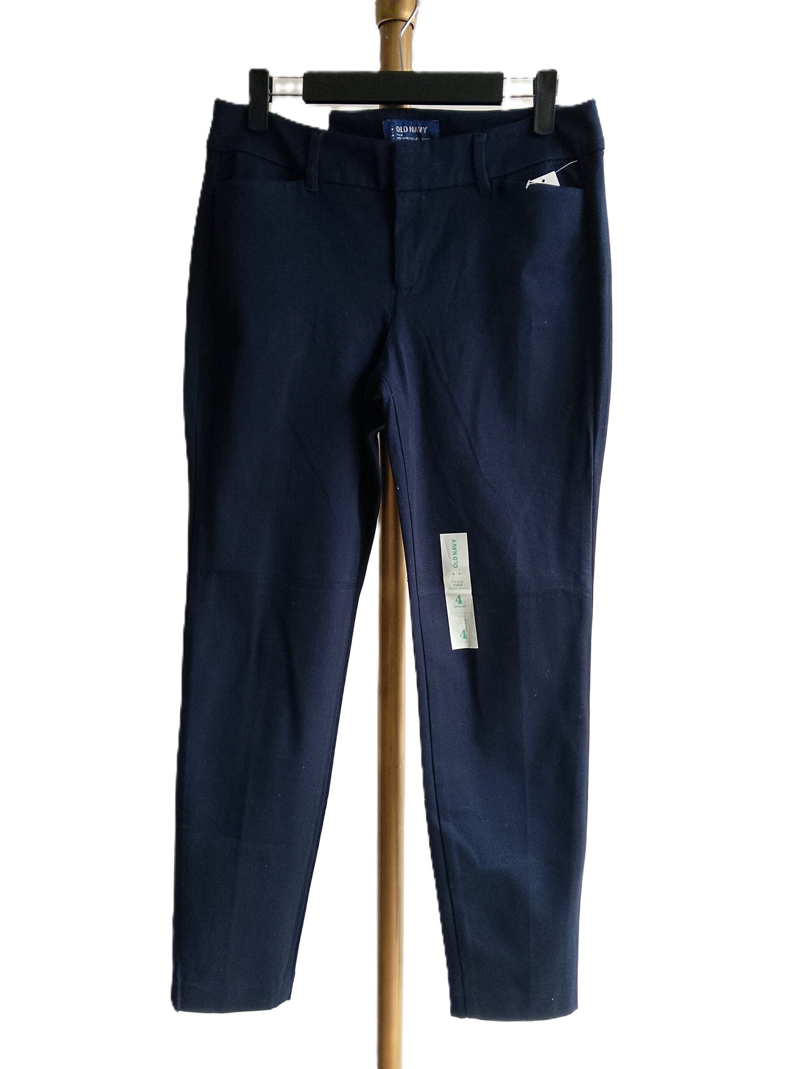Pantalón Old Navy Pixie Azul Marino Mid-Rise - 28 - Imagen 3