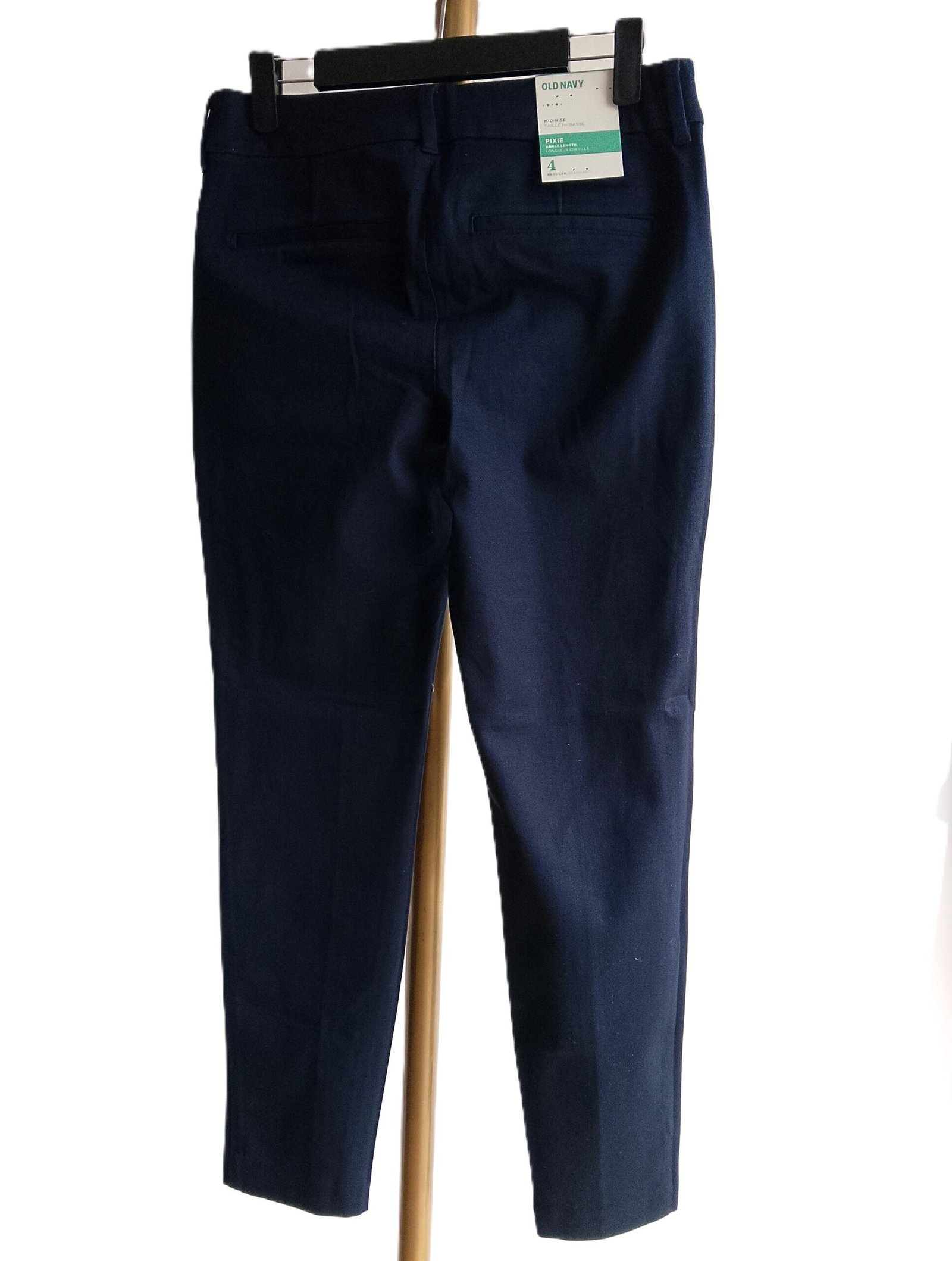 Pantalón Old Navy Pixie Azul Marino Mid-Rise - 28 - Imagen 4