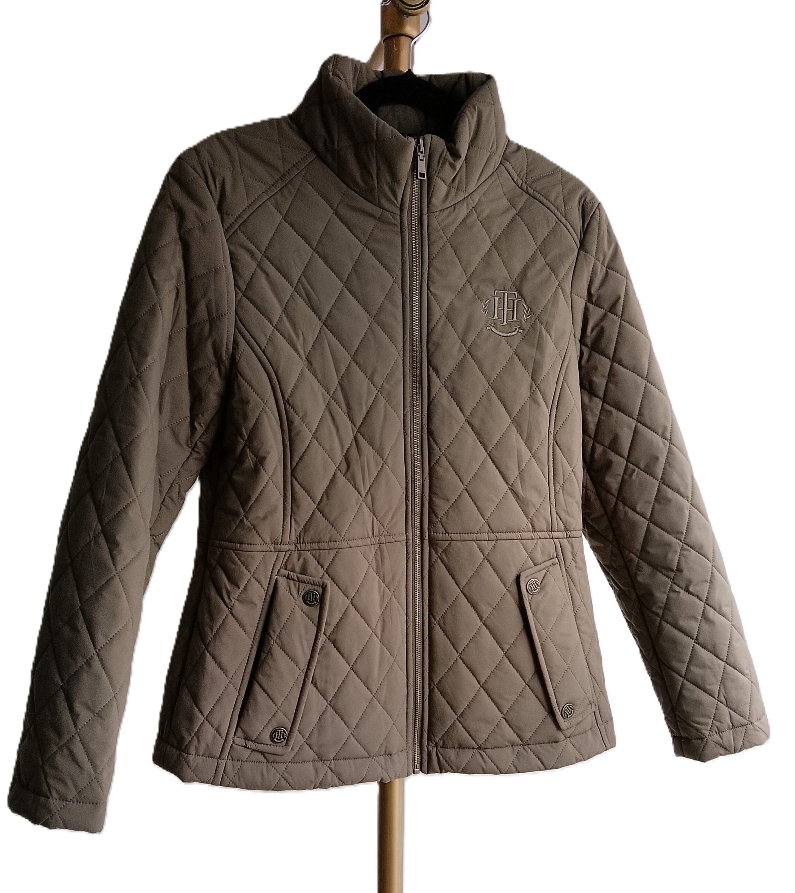 Casaca Tommy Hilfiger Acolchada Verde Olivo - S - Imagen 3