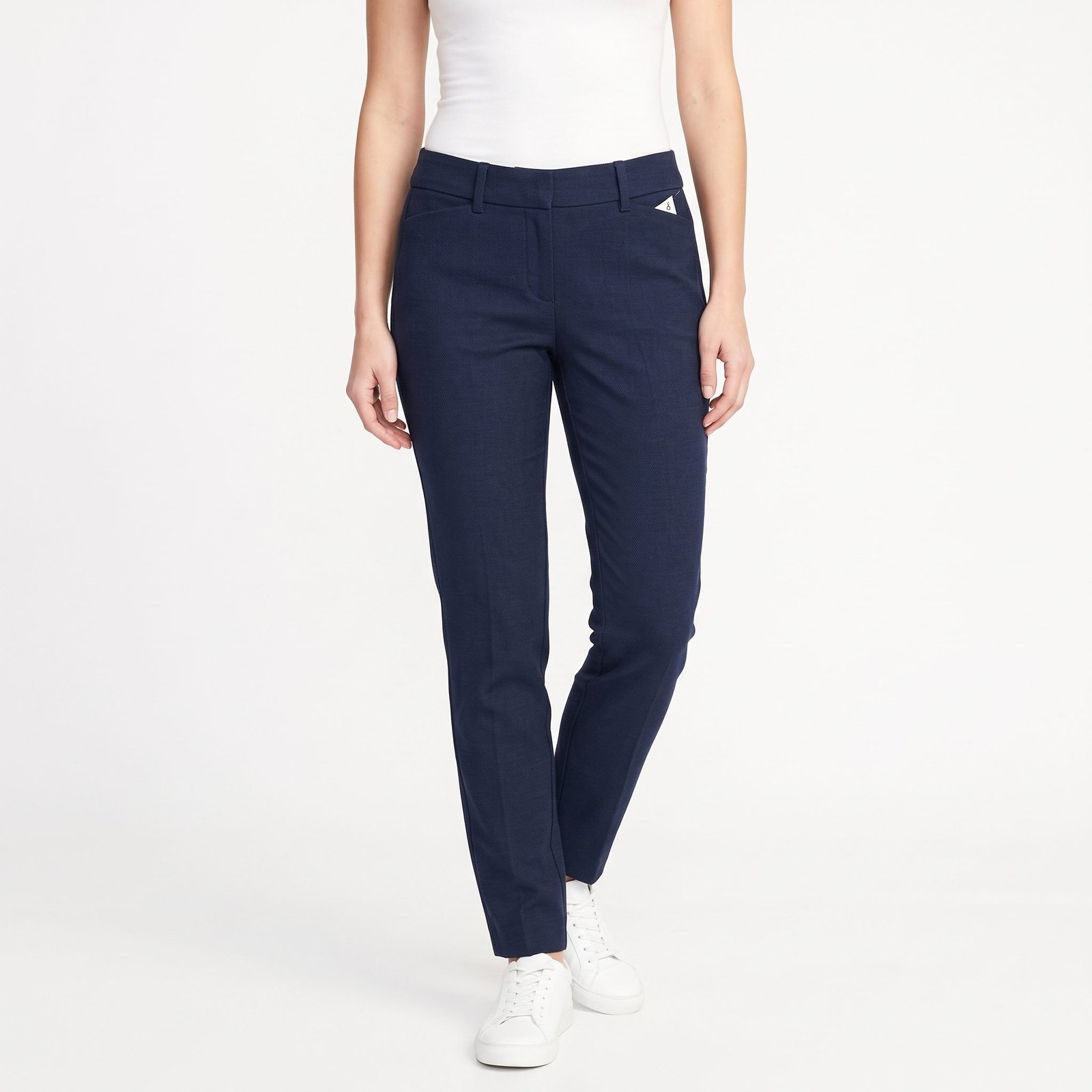 Pantalón Old Navy Pixie Azul Marino Mid-Rise - 28