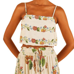 Top Farm Rio Estampado Floral - M