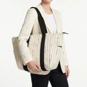 Cartera Victoria's Secret Tote de Lona a Rayas
